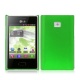 Funda Gel Silicona LG L3 Verde