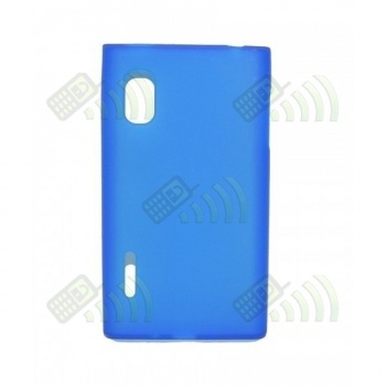 Funda Gel Silicona LG L5 Azul
