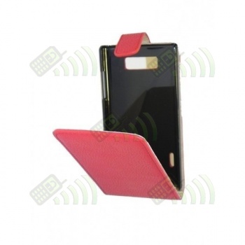 Funda Solapa LG L7 P700 Roja