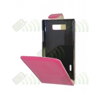 Funda Solapa LG L7 P700 Rosa Claro