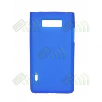 Funda TPU L7 Azul Brillo y Mate