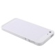 Bumper / Marco Antigolpes Botones Iphone 5 Blanco y Transparente