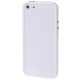 Bumper / Marco Antigolpes Botones Iphone 5 Blanco y Transparente