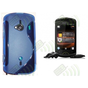 Funda GEL silicona S-Case  Sony Live Walkman WT19i Roja S-Type