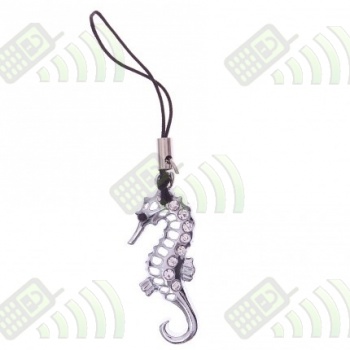 Colgante Movil Caballito de Mar Con Diamantes Dise&ntilde;o