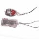 Colgante Movil Teclado & Raton Con Diamantes Diseño