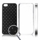 Carcasa trasera Negra Iphone 5 Diamantes