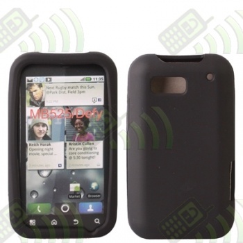 Funda Silicona Motorola MB525 Defy Negra