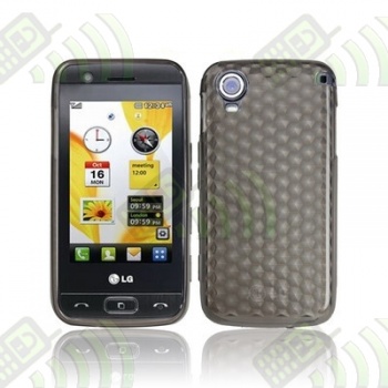 Funda Gel LG GT505 Oscuro Diamond