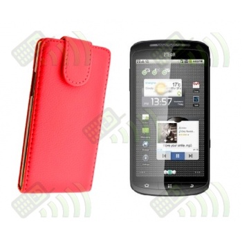 Funda Solapa ZTE SKATE V960 / Orange Montecarlo Roja