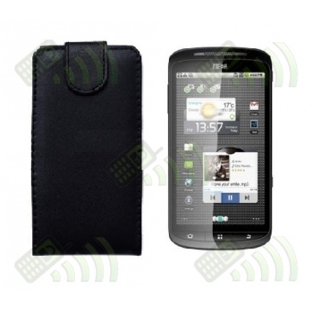 Funda Solapa ZTE SKATE V960 / Orange Montecarlo Negra