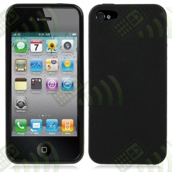 Funda Silicona Gel iPhone 5 Negra