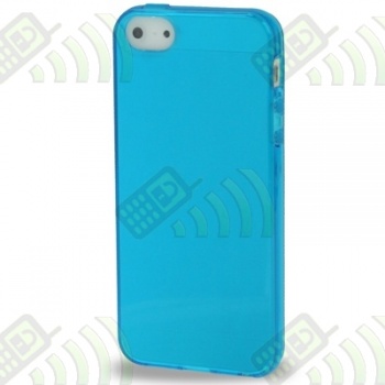 Funda Silicona Gel iPhone 5 Azul