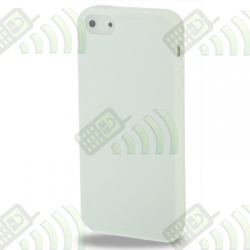Funda Silicona Gel iPhone 5 Blanca