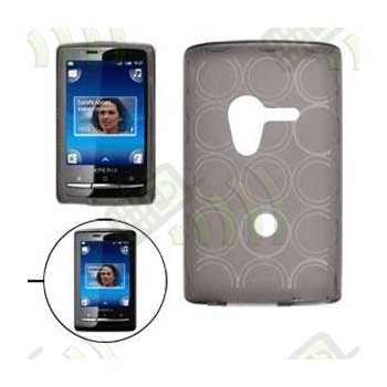Funda Gel SE Xperia X10 Mini Oscura C&iacute;rculos