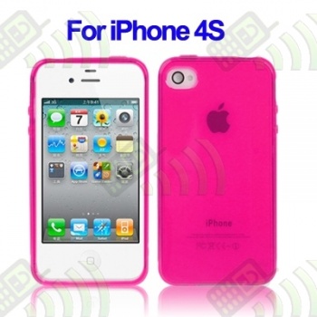 Funda Gel iPhone 4 & 4S Magenta