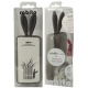 Funda Gel y Soporte iPhone 4 & 4S Conejito Gris