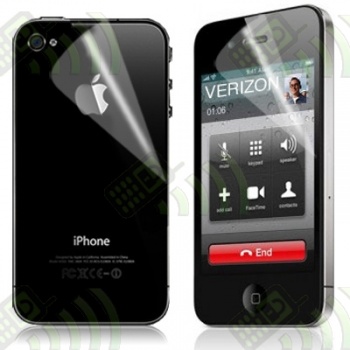 Protector Pantalla y Parte trasera Mate iPhone 4