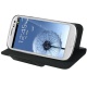 Funda Solapa con Soporte Samsung I9300 Galaxy S III Negra