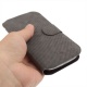 Funda Solapa con Soporte Samsung I9300 Galaxy S III Gris
