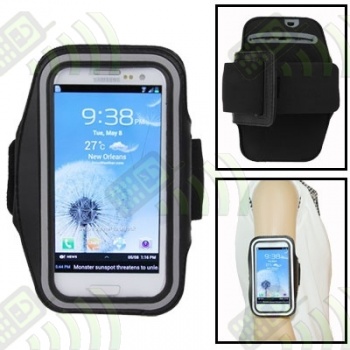 Soporte Brazo Samsung Galaxy S3 / i9300 Negro y Gris