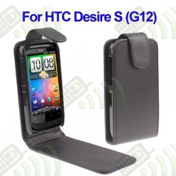 Funda Solapa HTC Desire S Negro C