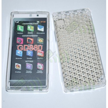 Funda Gel LG GD880 Transparente Diamond
