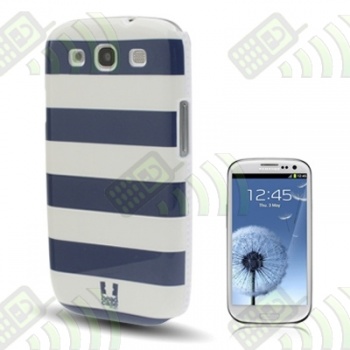 Carcasa trasera Samsung Galaxy S3 i9300 Rayas Azules