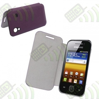 Funda Solapa Lateral Galaxy Ace Morado