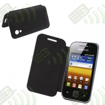 Funda Solapa Lateral Galaxy Ace Negro