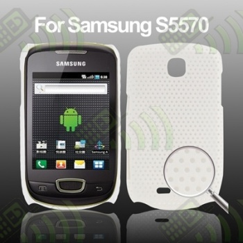 Carcasa Samsung Galaxy Mini i5570 Blanca Perforada