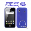 Carcasa Samsung Galaxy Ace S5830 Azul Puntitos