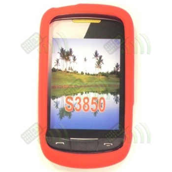 Funda Silicona Samsung Corby II S3850 Roja
