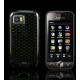 Funda Gel Samsung Jet S8000 Transparente Hexágonos