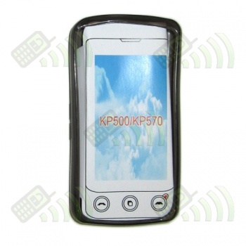 Funda Gel LG KP500 KP501 KP502 Oscura Diamond