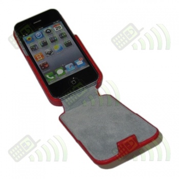 Funda Solapa iPhone 4/4S Roja