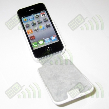 Funda Solapa iPhone 4 Blanca