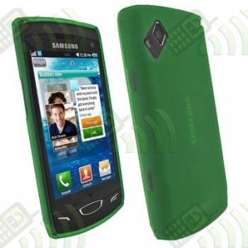 Funda Silicona Gel Samsung Wave 2 S8530 Verde