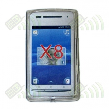 Funda Gel SE Xperia X8 Transparente Diamond