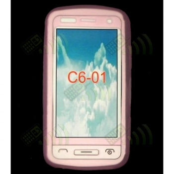 Funda Gel Nokia C6-01 Rosa