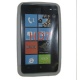 Funda Silicona HTC HD7 Semitransparente