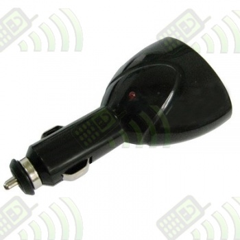 Adaptador 2 Puertos USB dual coche NEGRO