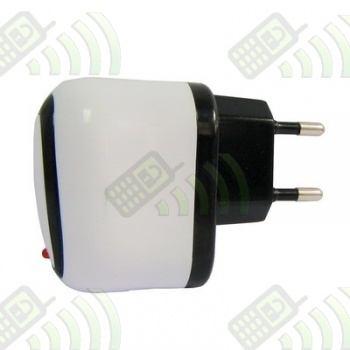 Adaptador USB a enchufe Blanco 1000mAh