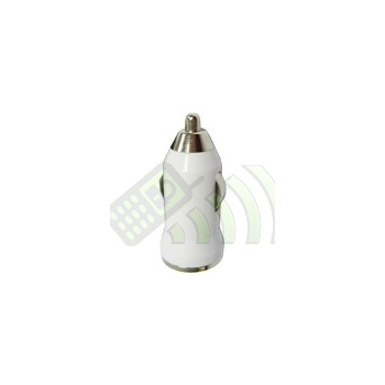 Adaptador Puerto USB Coche Blanco 1A