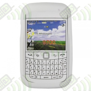 Funda Silicona BB 9700/9780 Blanca Semitransparente