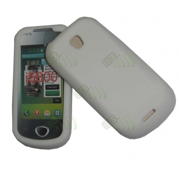Funda Silicona Samsung Galaxy 3 i5800 Semitransparente