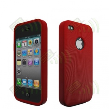 Funda Silicona Iphone 4 Roja