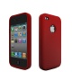 Funda Silicona Iphone 4 Roja
