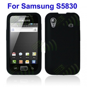 Funda Silicona Samsung Galaxy Ace S5830 Negra