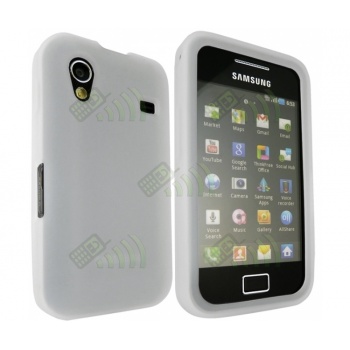 Funda Silicona Samsung Galaxy Ace S5830 Blanca